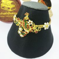 สร้อยข้อมือ สี่เสาคู่นกยูงรำแพน